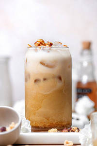 Hazelnut Iced Latte