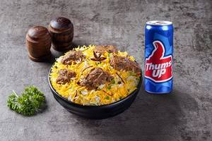 Chicken Biryani Bowl + Thums Up Combo