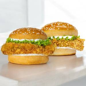 Chicken Fillet Burger + Chicken Strip Burger