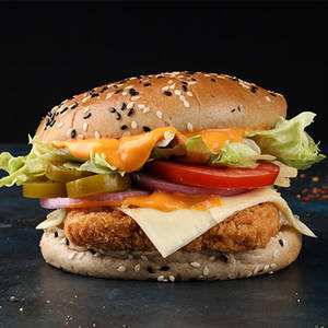 Spicy Paneer Burger