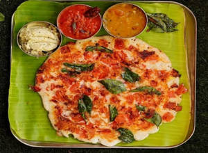 Tomato Podi Uttapam
