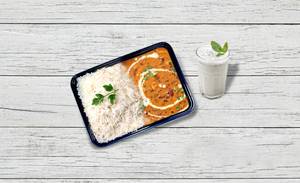 Dal Makhani Rice Box (Free Buttermilk)