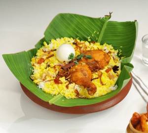 Leaf Chicken Dum Biryani