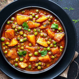 Aloo Matar (dry)