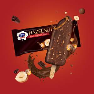 Hazelnut Triple Bar Ice Cream