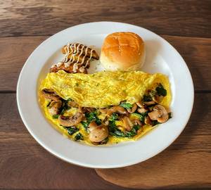 Mushroom & Spinach Omelette