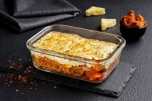 Butter Chicken Baked Cheese