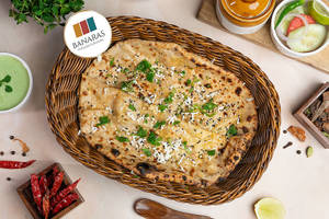 Paneer Paratha With Curd