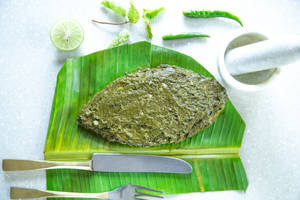 Anjal Banana Leaf Fish