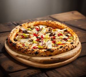 Mushroom medley pizza