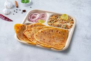 Mutton Haleem & Paratha Thali