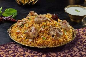Hyderabadi Murgh Afghani Tikka Biryani (Spicy)
