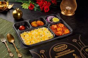 Royal Paneer Tikka Masala Thali with Rice