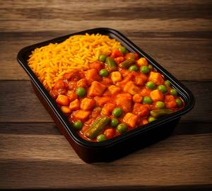 Veg Biryani Bowl[Veg masala Curry]
