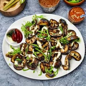 Grilled mushroom  salad