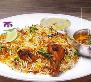 Chicken moghulai biryani