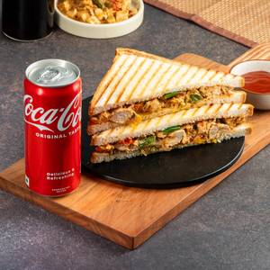 Chicken Tikka Sandwich with Choice of Coke