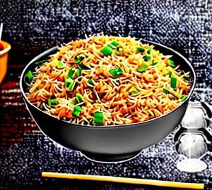 Chicken manchurian fried rice