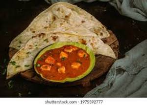 Paneer masala half + tandoori roti [2 pieces]