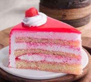 Eggless strawberry pastry