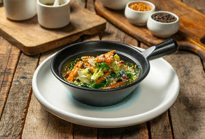 Exotic Vegies In Jade Pepper Sauce