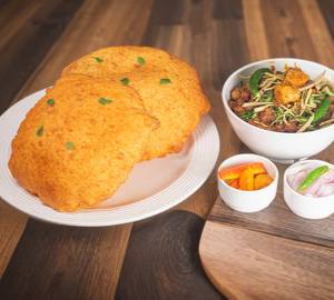 Chole + 2 Paneer Bhature