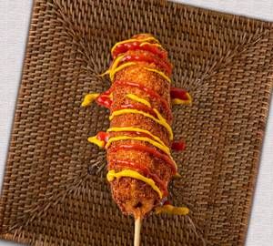 Chicken Sausage Corn Dog