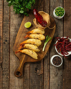 Golden Fried Prawns