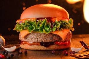Korean Spicy Veg Burger