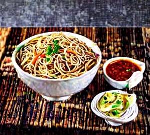 Veg schezwan noodles
