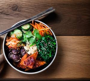Tofu Bibimbap Rice Bowl