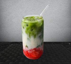 Strawberry Matcha Latte