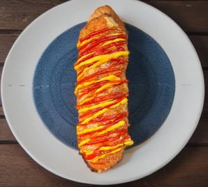 Spicy Cheetos cheese Corndog