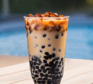 Chocolate POPPING Boba