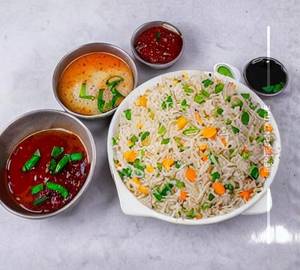 Egg triple fried rice(Bosmathi rice)