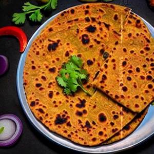 Aloo gobi pyaaz paratha