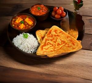 Matar Paneer Thali