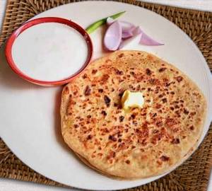 Aloo Paratha + Curd