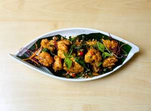 Lemon Chilli Basil Prawns