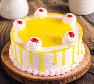 Pineapple crush cake eggless [1 pound]