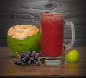 Tender coconut grape lime