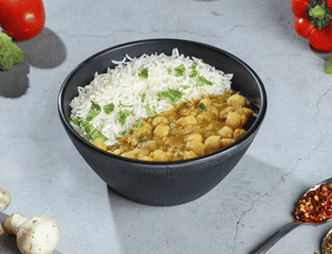 Masala Chole Rice Bowl