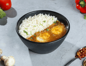 Egg Curry Rice Bowl