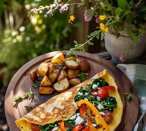 Vegetable Egg Omelette