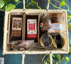 Vegan Rectangle Jute Hamper