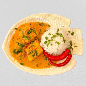 Fish Thai Curry Red With Rice