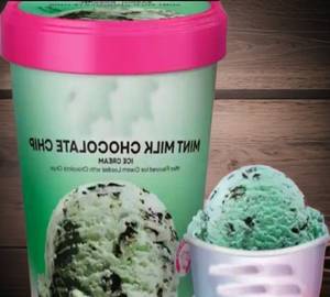 Mint Milk Chocolate Chips Ice Cream (Single Scoop)(118Ml)
