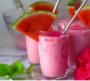Watermelon Rose Milk