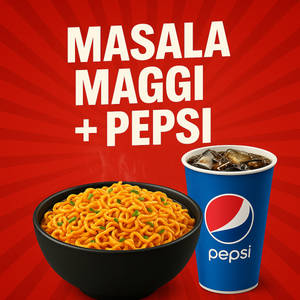 Vegetable Masala Maggi + Pepsi