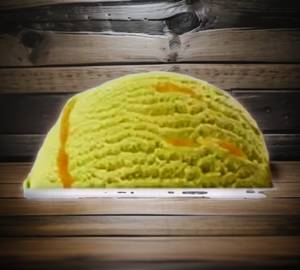 Premium Kesar Pista Ice Cream (Single Scoop)(118Ml)